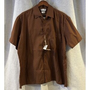 Vintage Cal Sun Polka Dot Button Up NWT Size XL